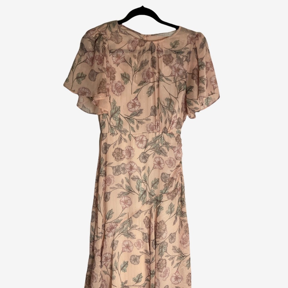 Astr The Label romantic floral asymmetrical special occasion dress